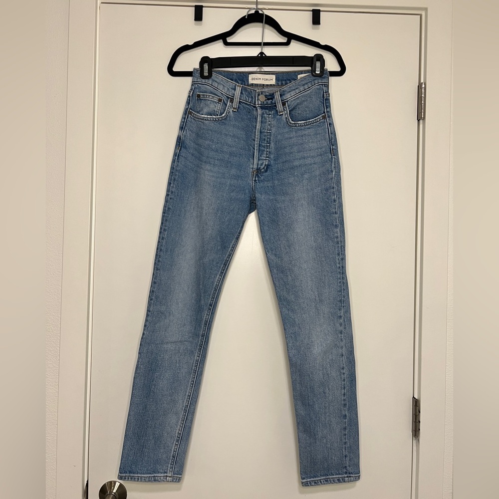 Aritzia Medium Wash High Rise Jeans